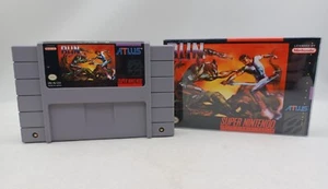 Run Saber Super Nintendo Entertainment System 1993 SNES Cart Only w/Custom Box - Picture 1 of 7