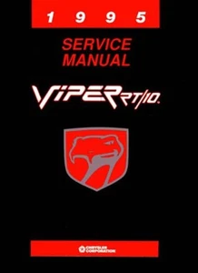 1995 Dodge Viper RT/10 Shop Service Repair Manual Engine Drivetrain Electrical - Picture 1 of 1