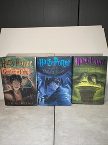 Harry Potter Year 4,5,6. American 1st Edition Hardcover Books✅ - Picture 1 of 7