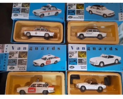 4 x CORGI VANGUARDS 1/43 TRIUMPH POLICE CAR MODELS: 2.5 PI, SPITFIRE, DOLOMITE. - Image 1 of 4