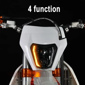 LED HEADLIGHT w/DRL TRUN SIGNAL LIGHT FOR EXC XCW SXF 125 250 350 500 SMC-R - Picture 1 of 12