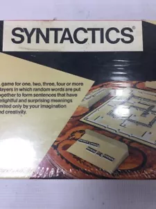 SYNTACTICS VINTAGE gioco da tavolo ortografia sigillato 1973 NUOVO BANDIERE - Foto 1 di 5
