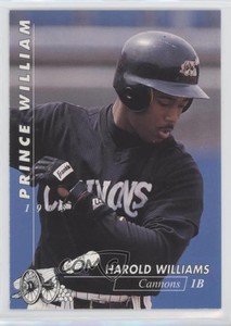 1995 Multi-Ad Prince William Cannons Harold Williams #12 Rookie RC