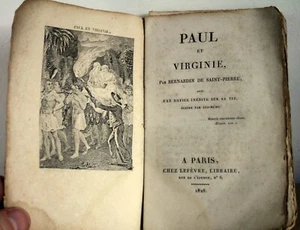 Paul und Virginia mit einer Anleitung über sein Leben Bernardin De Saint-Pierre 1828 - Bild 1 von 4