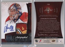 2010-11 Upper Deck The Cup /249 Jacob Markstrom #139 RPA Rookie Patch Auto RC