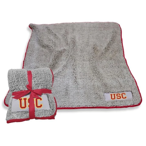USC Trojans Frosty Fleece Blanket Cover