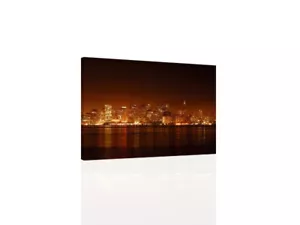 San Francisco At Night - CANVAS OR PRINT WALL ART - Picture 1 of 2