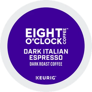 Eight O Clock, Dark Italian Roast,  K-Cup Pods, Dark Roast Coffee, 72 Count - Picture 1 of 1