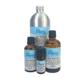 Rose Geranium Essential Oil Organic 10ml - 100ml Pure Natural Aromatherapy - Picture 1 of 7