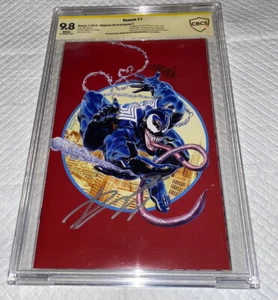 VENOM #1 CBCS NOT CGC 9.8 SS SIGNED DONNY CATES & MIKE MAYHEW VIRGIN VARIANT - Bild 1 von 12