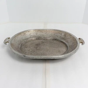 VTG Guardian Service Ware Aluminum Platter Serve Tray Cookware Handles Oven Oval - Picture 1 of 15