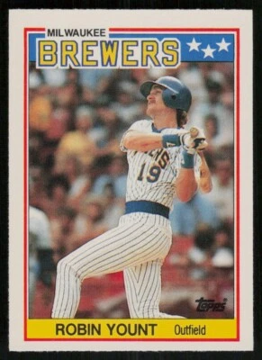 1988 Topps United Kingdom Minis - Robin Yount #87 Brewers - Image 1 of 2