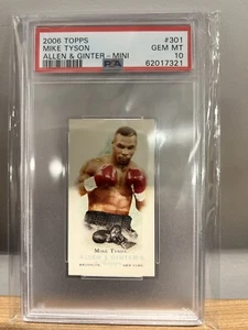 2006 Topps Allen & Ginter Mike Tyson Mini #301 SSP! PSA 10 GOAT - Picture 1 of 2