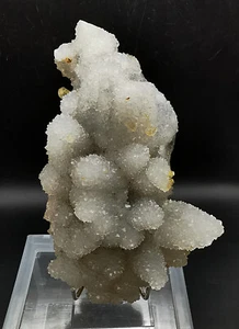 456g Natural Quartz Crystal Cluster Fluorescent Calcite Mineral Specimen China - Picture 1 of 20