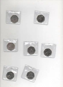 2016/2017 BEATRIX POTTER 50P COINS -CHOOSE FROM LIST-CIRULATED USED - Picture 1 of 1