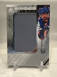 2021-22 SP Game Used Josh Bailey NHL Stanley Cup Playoff Banner Jersey Islanders - Picture 1 of 2
