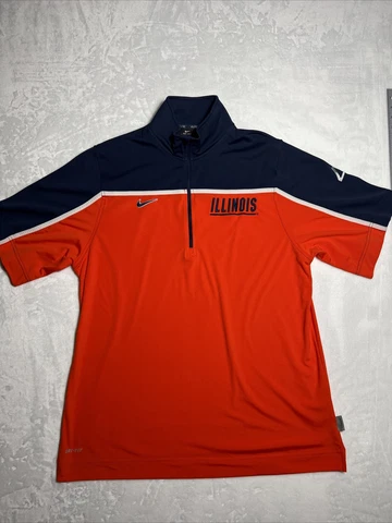 VTG Nike Team Elite University of Illinois Warm Up Jacket Shooting Shirt L Cover