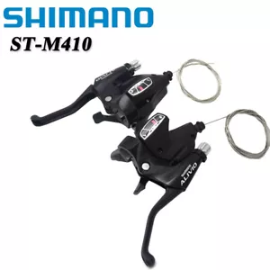 Set Cambio Freno Bici MTB Shimano Alivio ST-M410 3x8/24 Velocità Freno a V - Foto 1 di 10