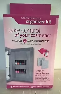 Sunneday Nail Polish Organizer 2 Piece Stick & Attach New - Picture 1 of 1