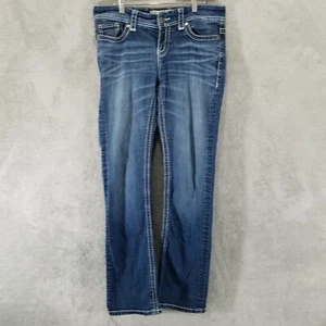 Jeans denim BKE donna 30Lx33,5 blu payton fibbia casual - Foto 1 di 16
