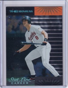 2001 Donruss 1999 Retro Stat Line Career 22 Cal Ripken 055/276 Baltimore Orioles