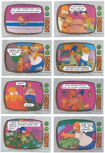1990 Topps the Simpsons Base Card or Stickers You Pick Finish Your Set