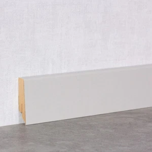 Sockelleiste Grau 58mm Cube K58C Fußleiste Vinyl Laminat Parkett Clip Ecke style - Bild 1 von 8