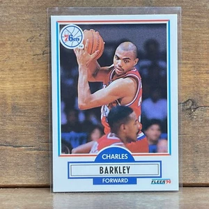1990-91 Fleer Basketball Card #139 Charles Barkley Philadelphia 76ers - Picture 1 of 2