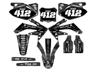 2008-2009 CRF 250 R APACHE Grey Senge Graphics Kit Compatible with Honda - Picture 1 of 10