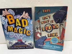 2 books lot Pseudonymous Bosch Bad magic This isn't what it looks like - Bild 1 von 1