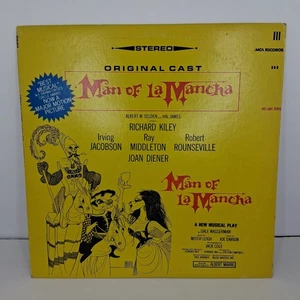 Man Of La Mancha Soundtrack Vinyl Record Original Cast Broadway Play Movie LP - Foto 1 di 10