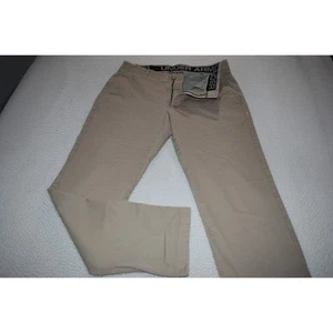 Under Armour Golf Casual Pants Men Size 36 x 32 Performance Cotton Stretch Tan - Picture 1 of 5