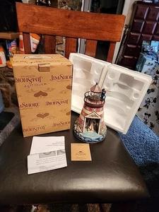 Jim Shore Summer Breezes beleuchtetes Diorama Leuchtturm Matrose 2009 Enesco #4015890 - Bild 1 von 9