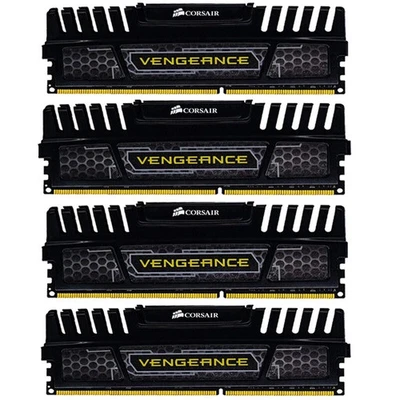 Corsair Vengeance 32GB 16GB 8GB DDR3 1600MHz 1866MHz 2133MHz 2400MHz Memory LOT - Image 1 of 4