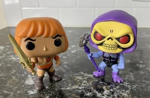 Masters Of The Universe MOTU Skeletor & He-Man Funko Pops 4” - Picture 1 of 5