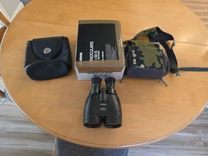 Binoculares estabilizados de imagen Canon 18x50 IS UD buen estado usados con bolsa Kuiu - Imagen 1 de 7