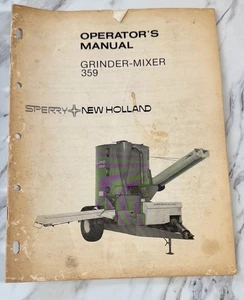 New Holland Owner's Operator's Manual 359 Grinder Mixer - Picture 1 of 9