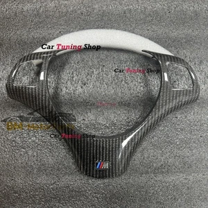 Kohlefaser Lenkrad Blende für BMW E90 E91 E92 E93 M3 328i 335i 135i SSG - Bild 1 von 7