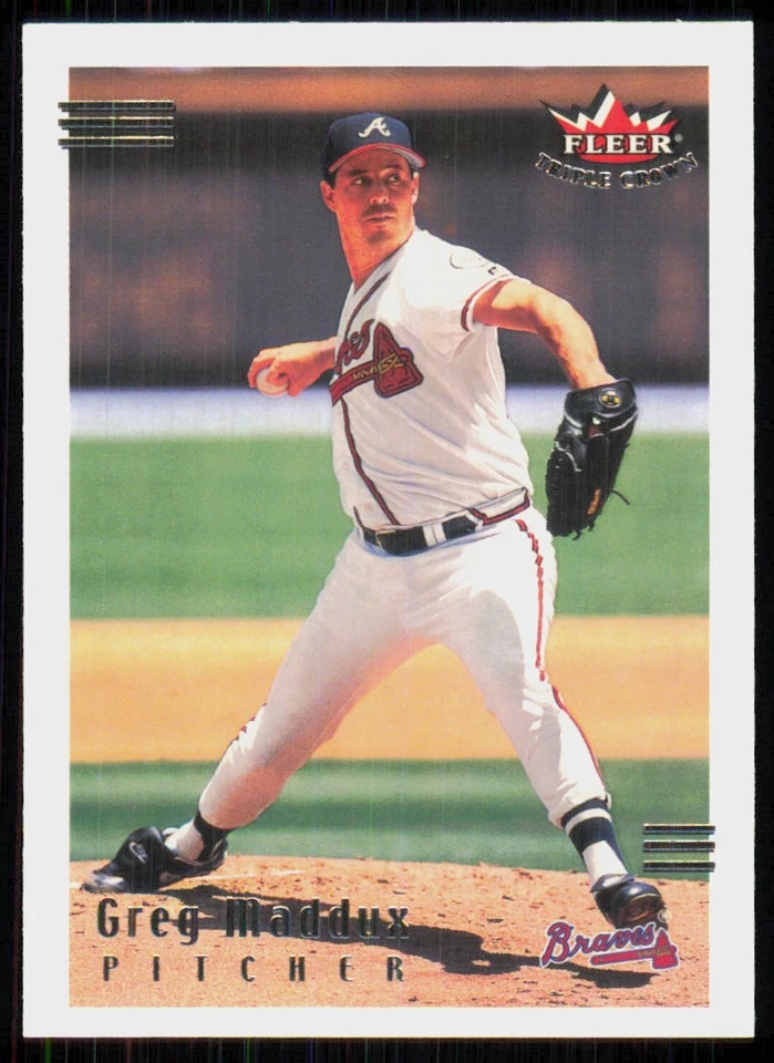 2002 Fleer Triple Crown Greg Maddux Atlanta Braves #166 - Image 1 of 2