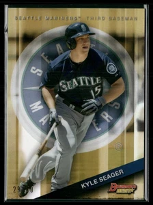 2015 Bowman's Best #51 Kyle Seager Gold Refractor #/50 - Picture 1 of 2