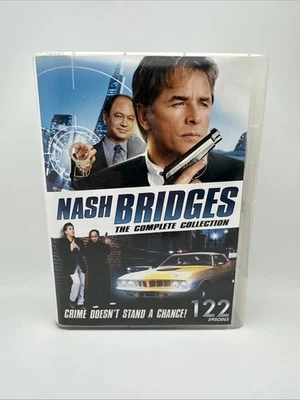 Nash Bridges: The Complete Collection 22 discos DVD serie de televisión temporadas 1-6 fuera de servicio FS Foto 1 de 4