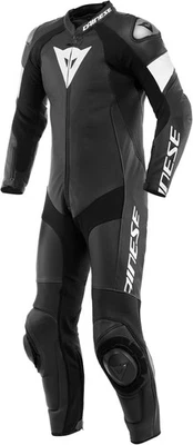 DAINESE TOSA Motorrad Lederkombi Einteiler Schwarz/Weiß