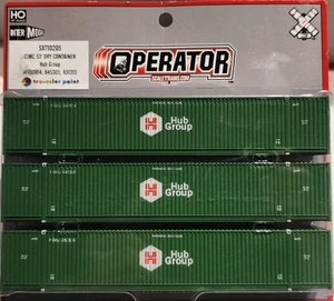 Scale Trains HO Scale CIMC 53' Dry Container Hub Group #641814, 645305, 651310 - Bild 1 von 4