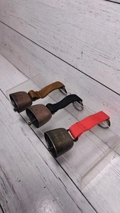 3 Pezzi Campanelle Collare per Cani Forte con Cinturino in Nylon Collana Addestramento Animali Domestici Orso Capra - Foto 1 di 7