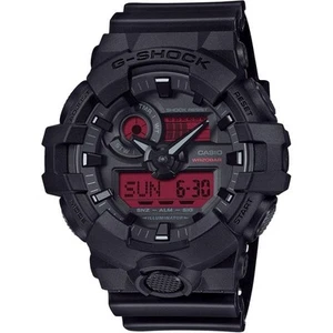 Casio G-SHOCK GA-700BBR-1AJF Analog-Digital Watch - Black & Red, 200m Waterproof - Picture 1 of 6