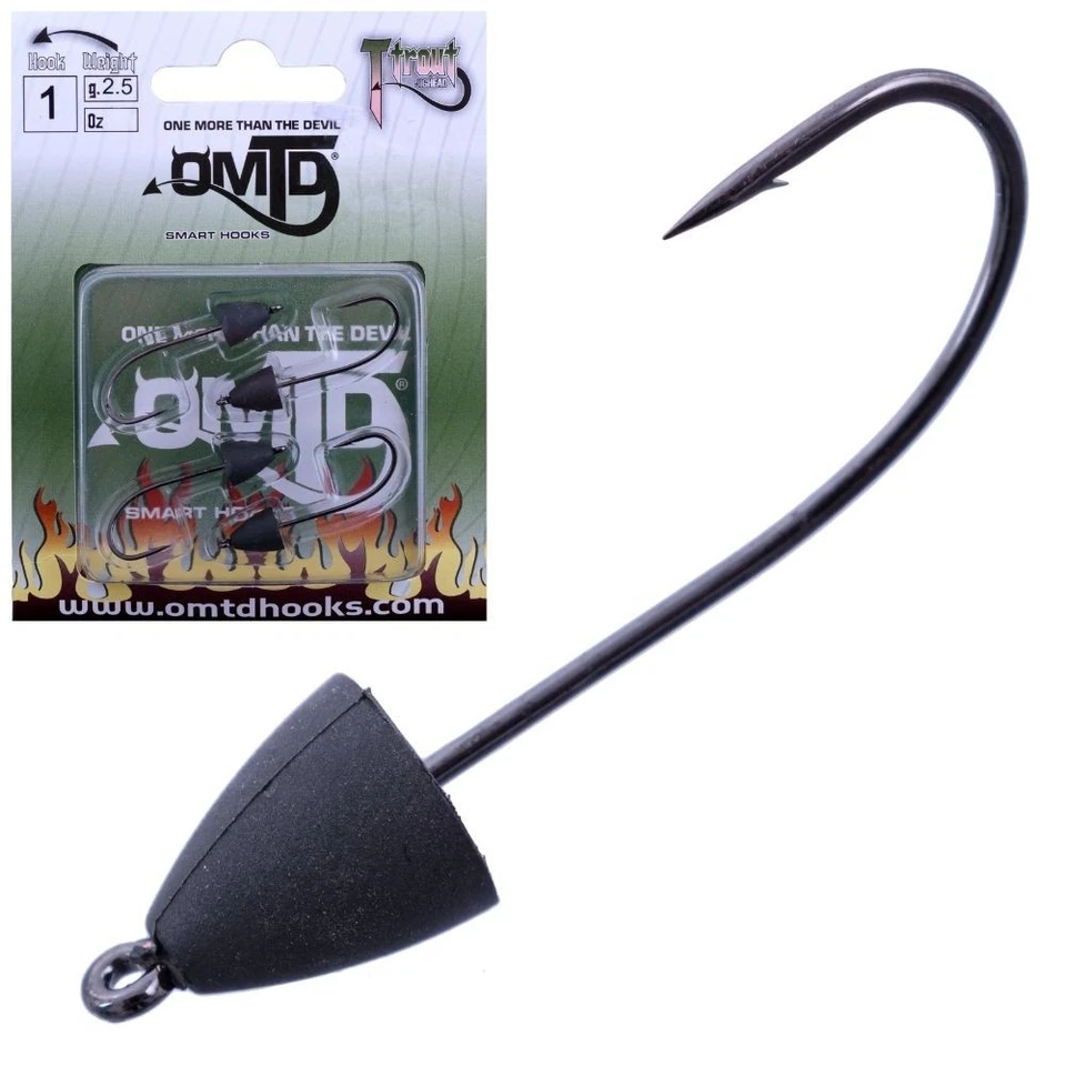 OMTD Trout Fishing Tungsteno Weight Jig Head OJ700