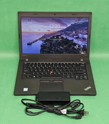 Portátil Lenovo ThinkPad L470 14" Intel Core i5-7200U 2,50 GHz 8 GB RAM 250 GB SSD Foto 1 de 4