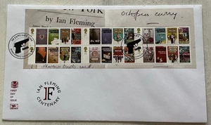 GB QEII 2008 Ian Fleming Centenary Jame Bond Stuart Embossed FDC Bond St Walther - Picture 1 of 3