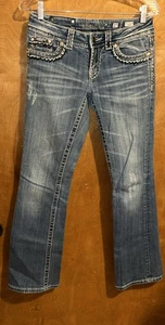 Miss Me Damen Größe 27 Signature Boot Jeans Stil JE5014B40R - Bild 1 von 13