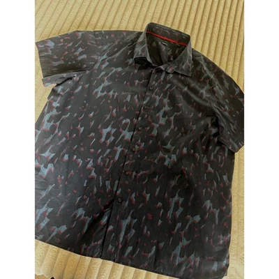 Perry Ellis Stretch Men's 3X Short Sleeve Button Down Shirt Abstract Print - Image 1 of 4